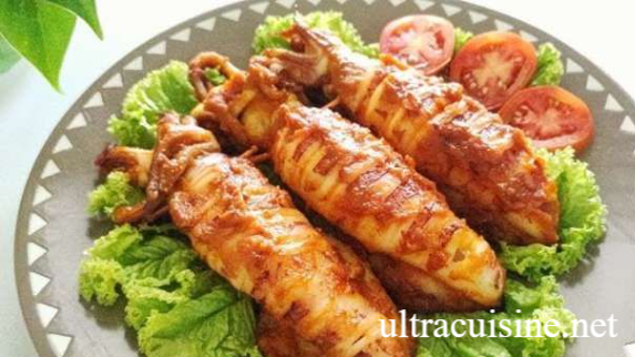 Cumi Bakar Jimbaran Menu Seafood